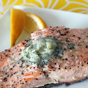 Italian lemon pepper salmon